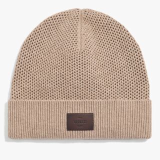 Wool & Cashmere Beanie, FLUFFY BEIGE, hi-res