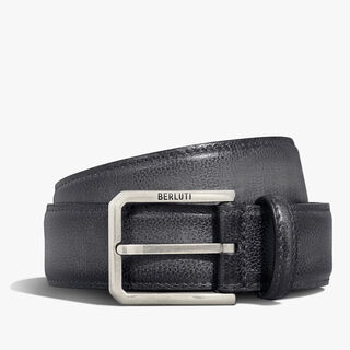 Versatile Leather 35 mm Belt, NERO GRIGIO, hi-res