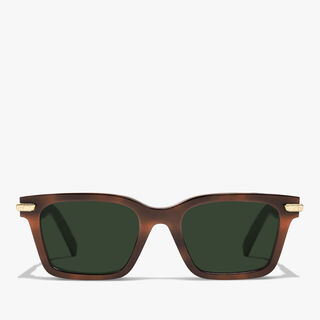 Radiant Acetate Sunglasses, CACAO + GREEN, hi-res