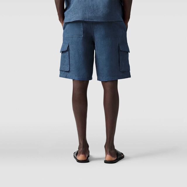 Cargo Shorts, BLEU DE SMALT, hi-res 3