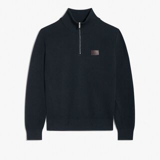Half Zip Shadow, NAVY, hi-res