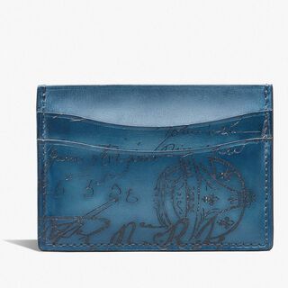 Porte-Cartes Bambou Neo En Cuir Scritto, IRIS, hi-res