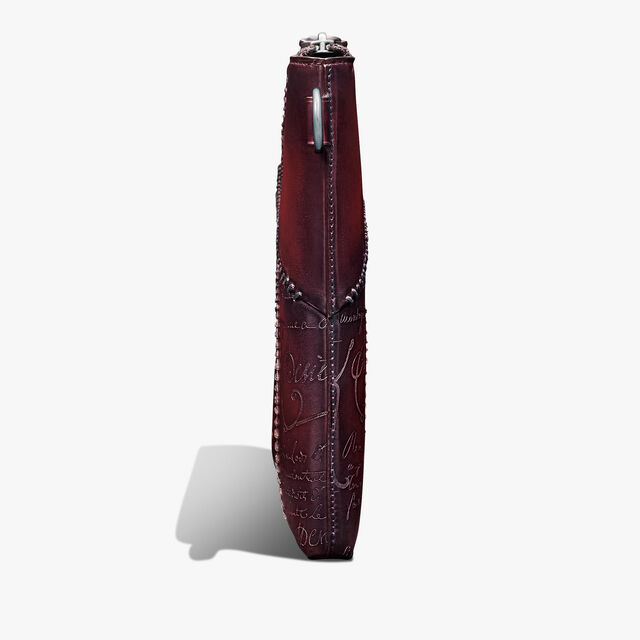 Nino GM Scritto Leather Clutch, SAINT EMILION, hi-res 4