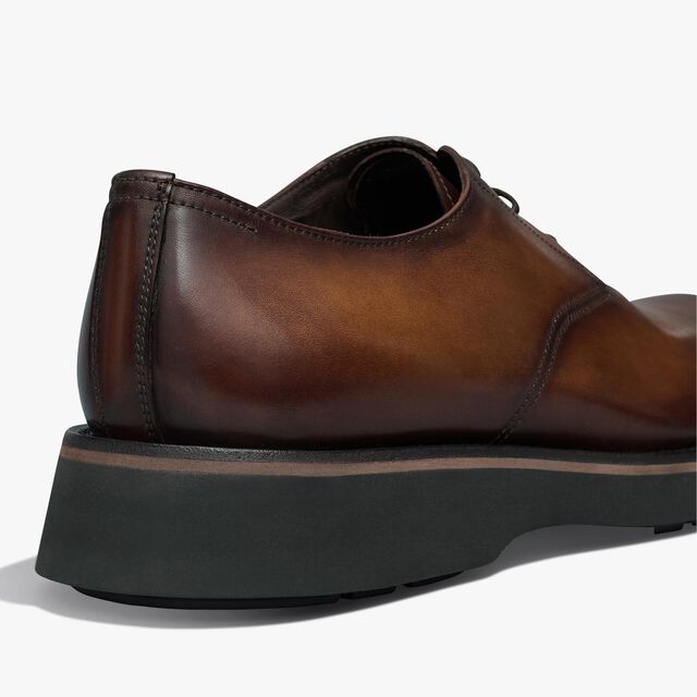 New Alessio皮革牛津鞋, CACAO INTENSO, hi-res 5