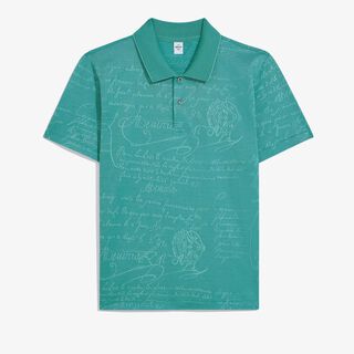 Scritto Pique Polo, LIGHT TEAL GREEN, hi-res