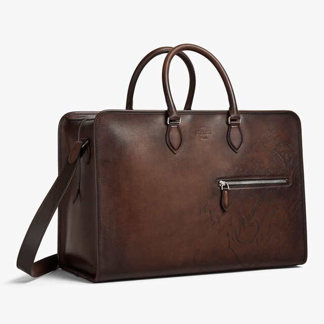 Overnight Scritto Leather Travel Bag