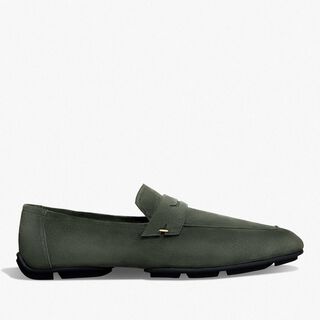 Lorenzo Drive Camoscio Leather Loafer, FORESTA, hi-res
