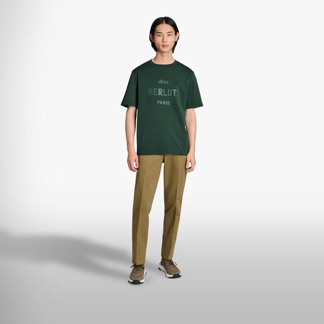 ロゴTシャツ, DEEP GREEN, hi-res 4