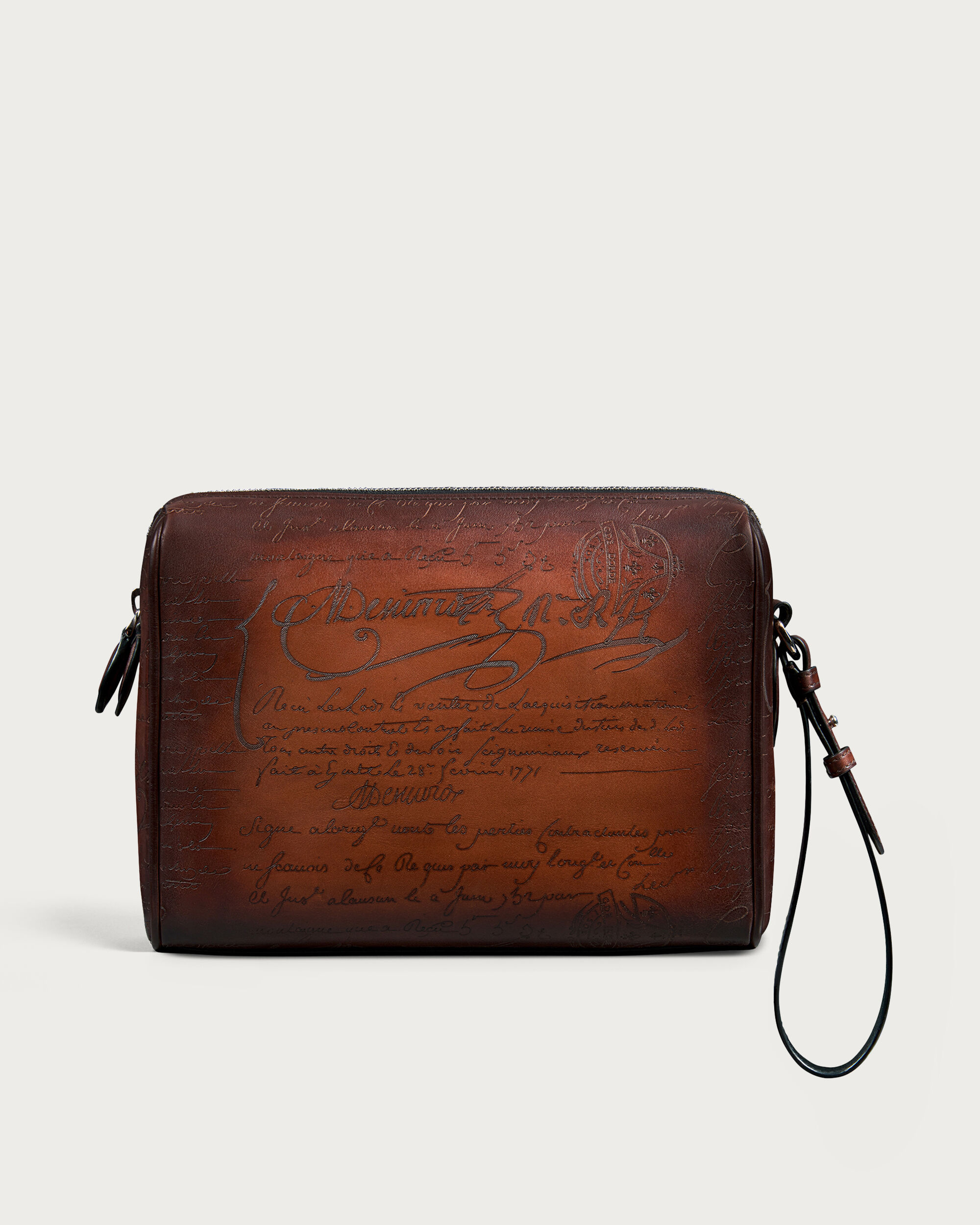 Rosewood Zipped Pouch, Cacao Intenso, hi-res