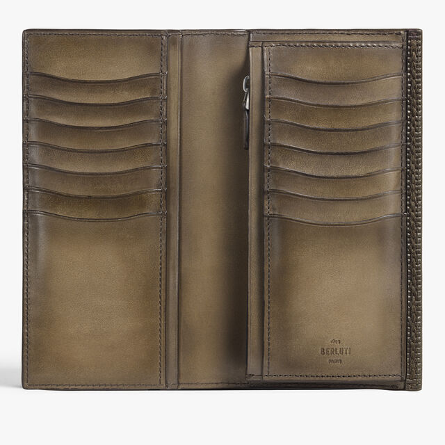 Badi Leather Long Wallet, SELVA OSCURA, hi-res 2