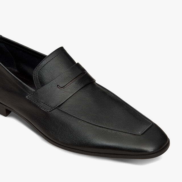 Lorenzo Kangaroo Leather Loafer, NERO, hi-res 6