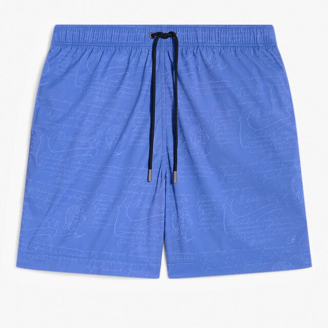 Scritto图纹泳裤, BLUE HAWAI, hi-res 1