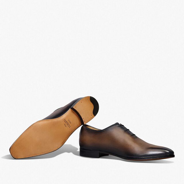 Alessandro Demesure Neo皮革牛津鞋, NERO LEGNO, hi-res 4