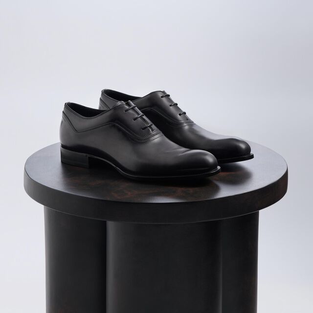 Profil皮革牛津鞋, NERO GRIGIO, hi-res 7