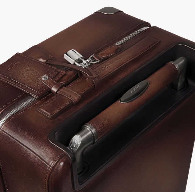 Formula 1005 Scritto Leather Rolling Suitcase, SOFT BROWN, hi-res 8