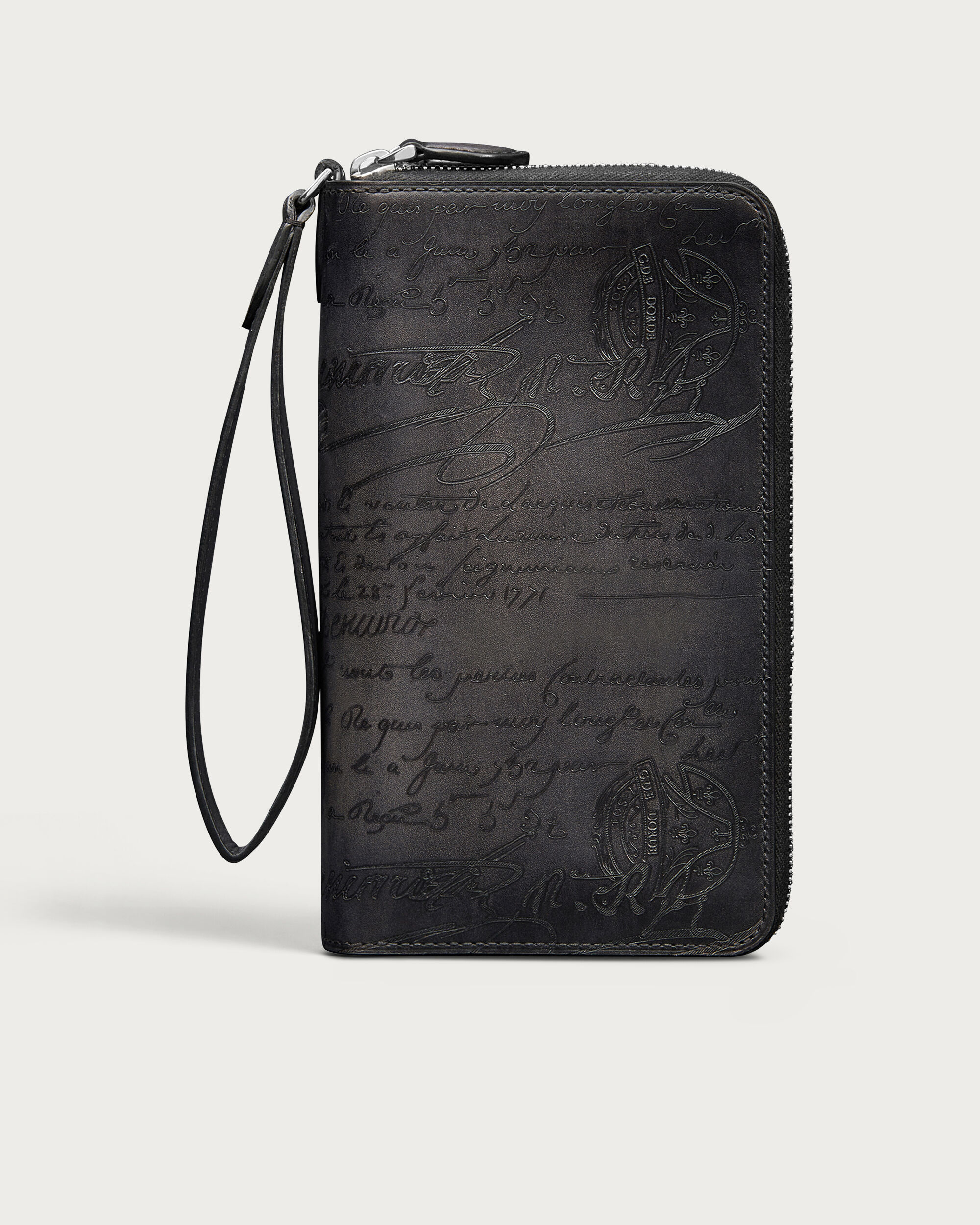 Tali Maxi Zipped Pouch, Nero Grigio, hi-res