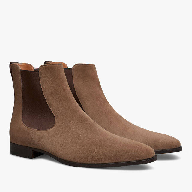Démesure Camoscio Leather Boot, VISONE, hi-res 2