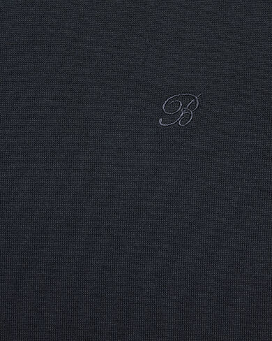 B-Thabor Embroidery Short-Sleeves Crewneck, Nero Blue, hi-res