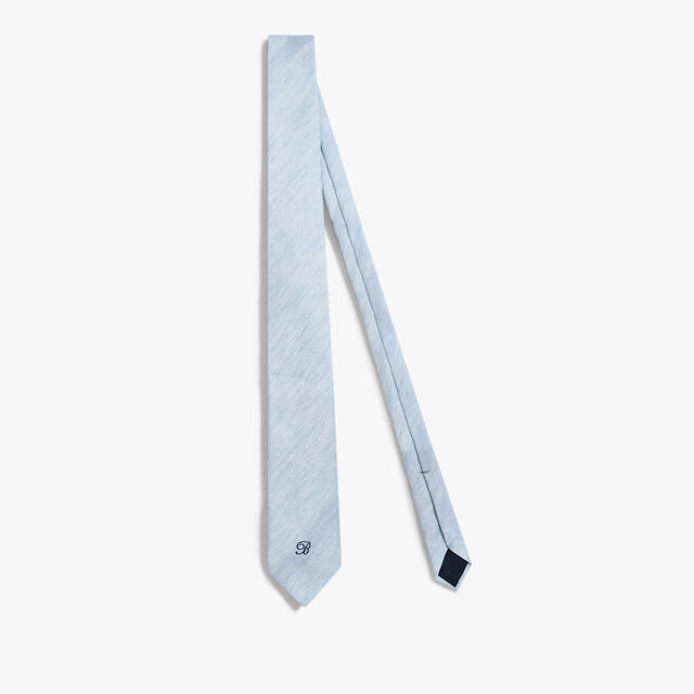 Pinstripes B Thabor Tie, SKY BLUE, hi-res 1