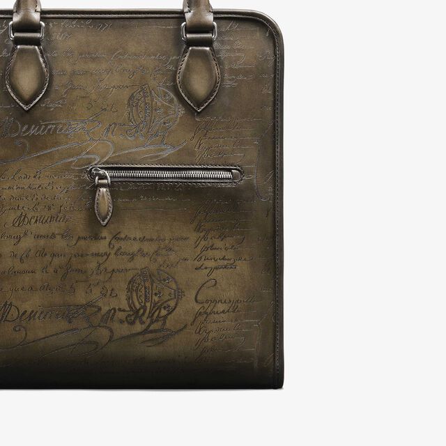 Premier Jour Cabas Scritto Leather Tote Bag, APPENNINI, hi-res 7