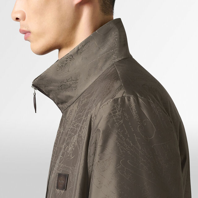 Nylon Scritto Blouson, SEPIA    , hi-res 5