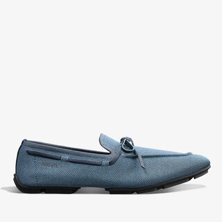 Lorenzo Drive Linen Knit Loafer, SOFT BLUE, hi-res