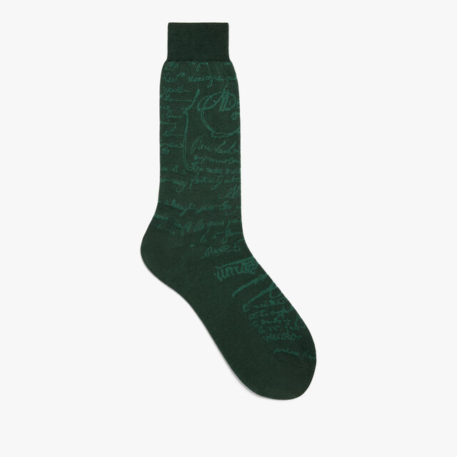 Fast Track Cotton Socks, VERT DE GRIS, hi-res 1