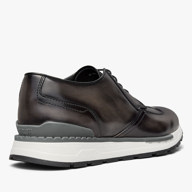 Fast Track Leather Sneaker, NERO GRIGIO, hi-res 5