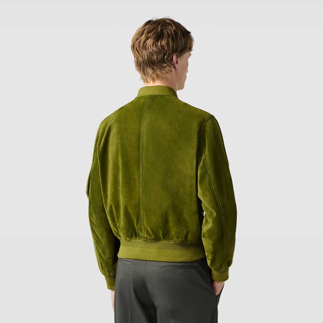 Suede Military Bombers, GRASS, hi-res 4