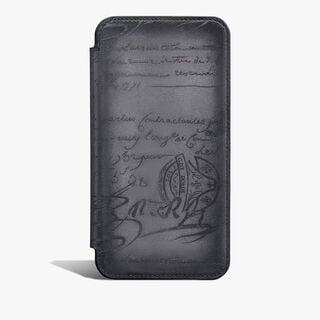 Scritto Leather iPhone 16 Pro Max Folio, LIGHT ALUMINIO, hi-res