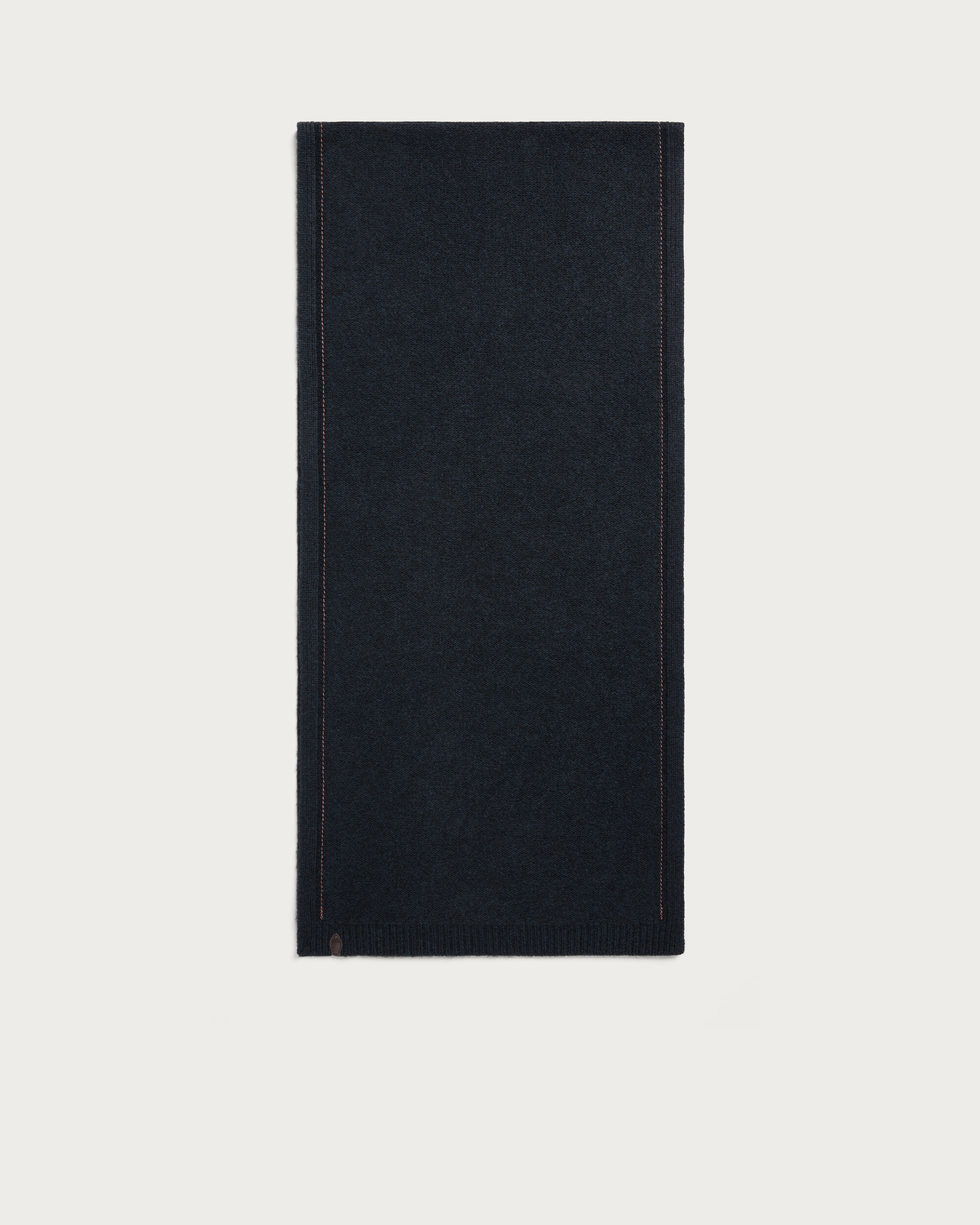 Leather Braiding Scarf, Cold Night Blue, hi-res