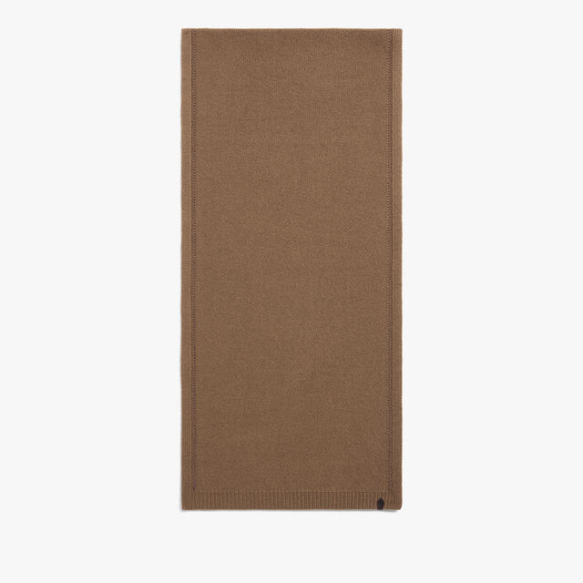 Leather Braiding Scarf, WALNUT, hi-res 1