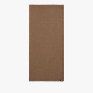 Leather Braiding Scarf, WALNUT, hi-res