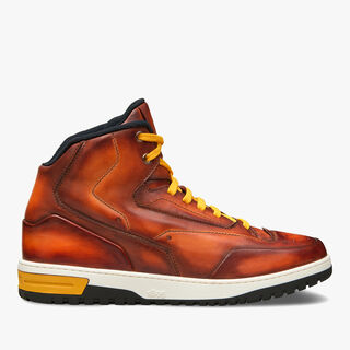 Playoff Leather Sneaker, HONEY, hi-res