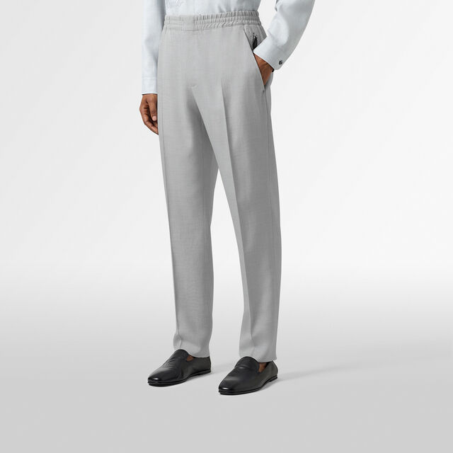 Drawstring Trousers, SPRING BLUE , hi-res 3