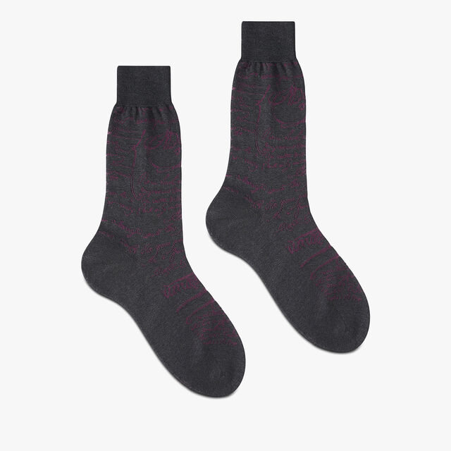 Fast Track Cotton Socks, ANTHRACITE, hi-res 2