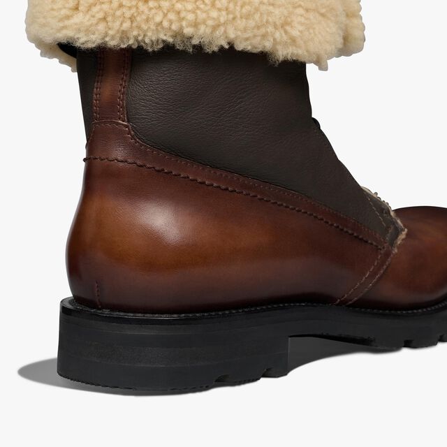 Ultima Shearling and Leather Boot, CACAO INTENSO, hi-res 5