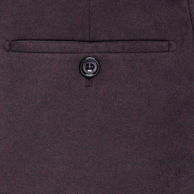 Alessandro Wool Trousers, NERO BORDO, hi-res 4