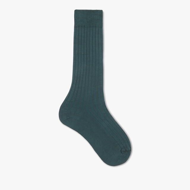 Cotton Ribbed Socks, SAND BEIGE, hi-res 1