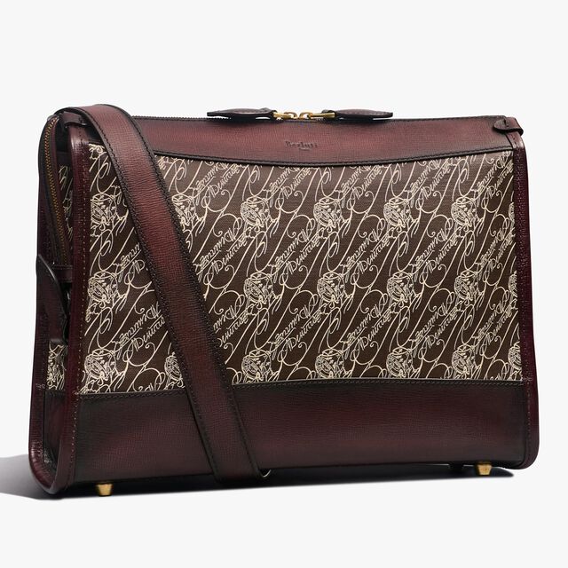 Musette Toile Marbeuf邮差包, DARK BROWN + MADURO, hi-res 3