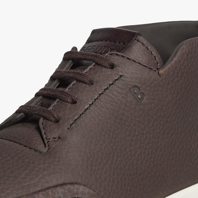 Echappee Soft Grained Calf Leather Derby, COFFEE, hi-res 7