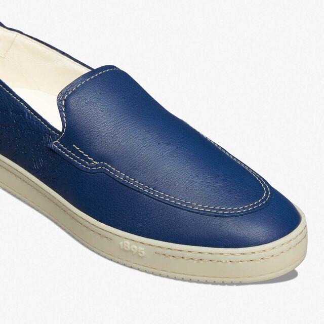 Eden Scritto Leather Loafer, BLU SHADOW, hi-res 6