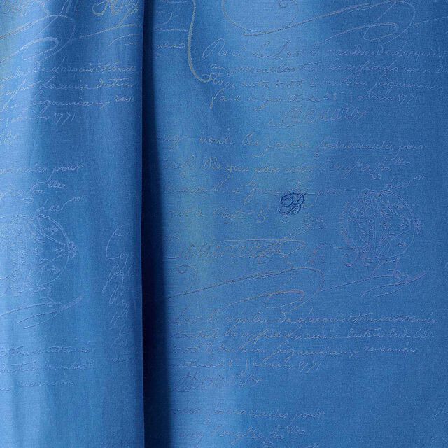 Cotton Silk Scritto Andy Shirt, BLUE HAWAI, hi-res 5