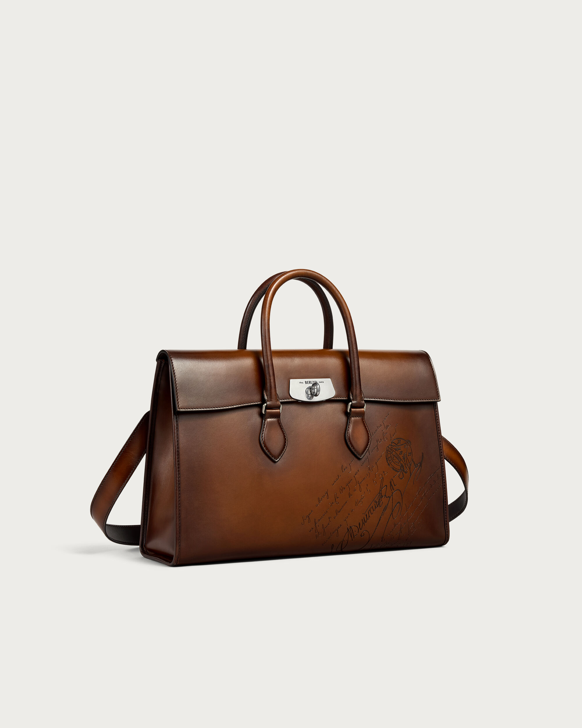 E'Mio Briefcase, Cacao Intenso, hi-res