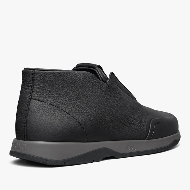 Echappee Soft Grained Calf Leather Slip-On, BLACK, hi-res 5