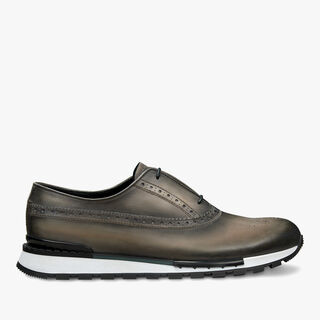 Fast Track Leather Sneaker, ELEPHANT GREY, hi-res