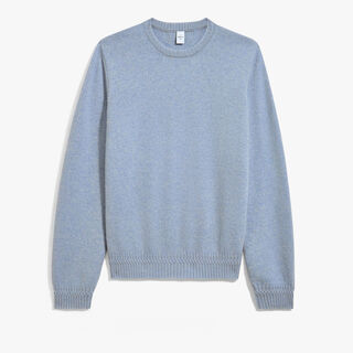 Classic Cashmere Crewneck, FROSTED BLUE, hi-res