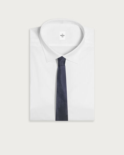 Gradient Scritto Pattern Tie, Blue Charcoal, hi-res