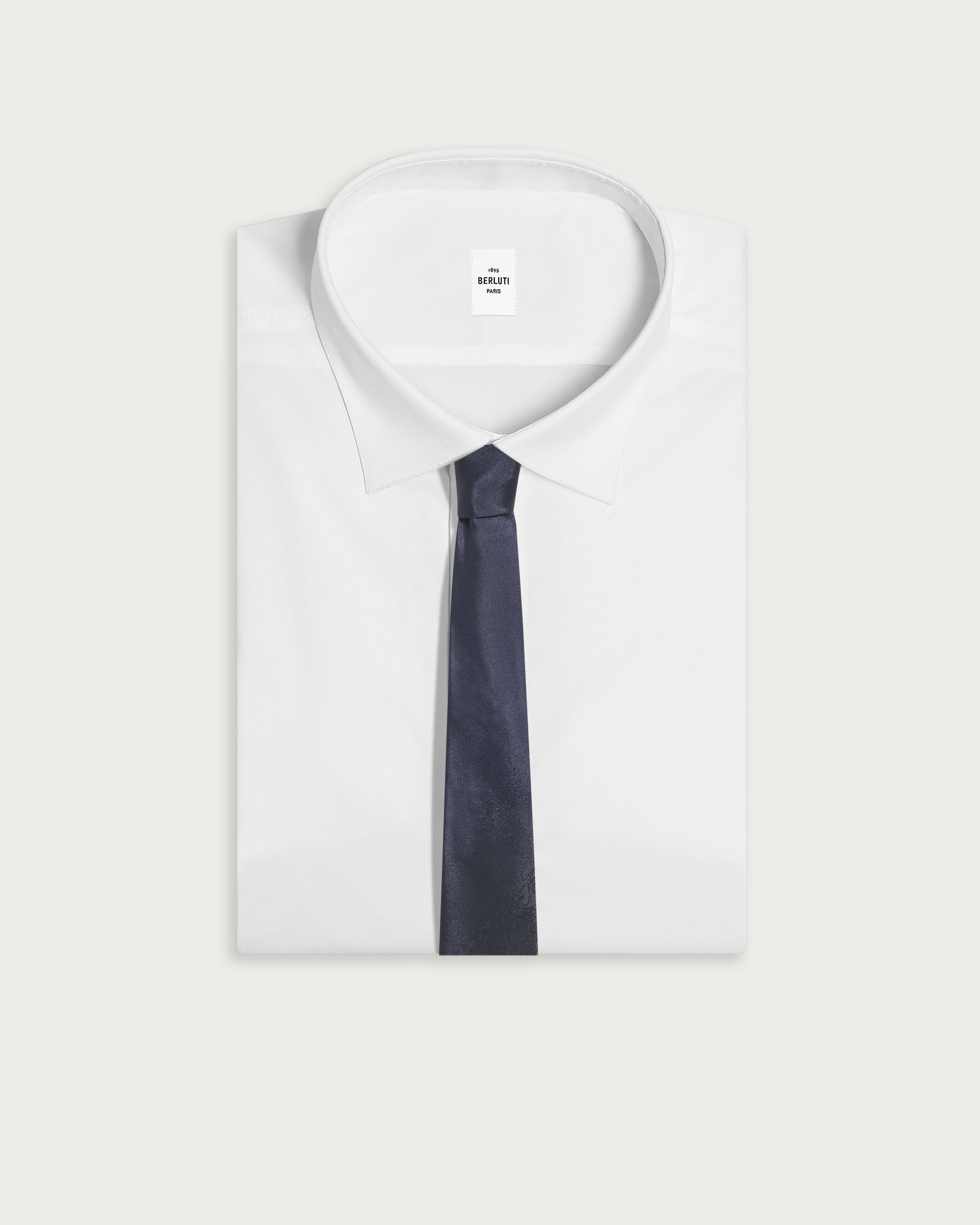 Gradient Scritto Pattern Tie, Blue Charcoal, hi-res