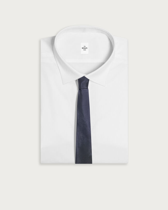 Gradient Scritto Pattern Tie, Blue Charcoal, hi-res